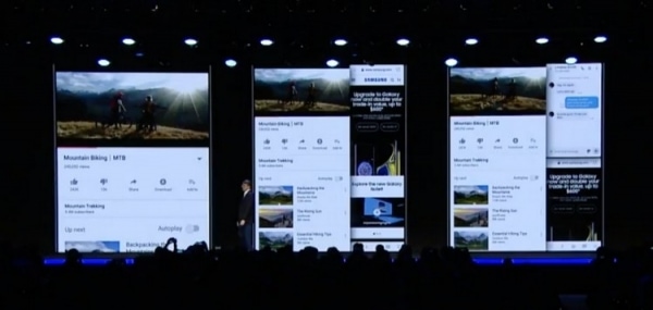 Samsung показала смартфон с гибким дисплеем Infinity Flex"