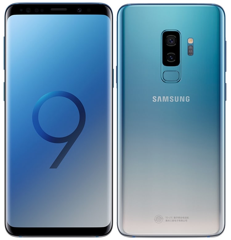 Смартфоны Samsung Galaxy S9 и S9+ предстали в градиентном цвете Ice Blue"