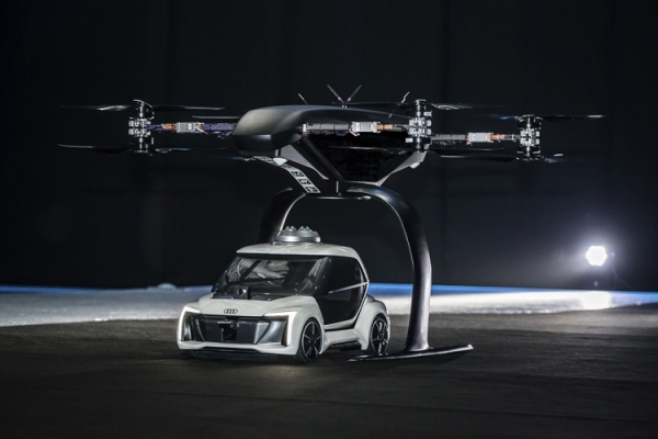 Видео дня: прототип летающего такси Audi, Airbus и Italdesign"