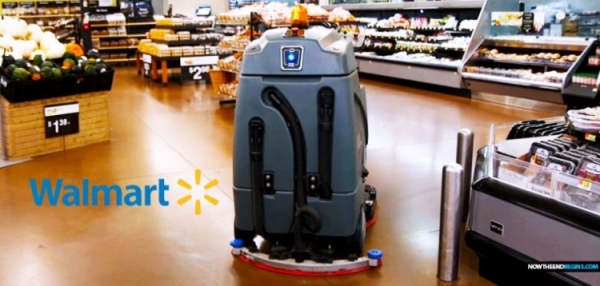В магазинах Walmart в январе появятся автономные роботы-уборщики"