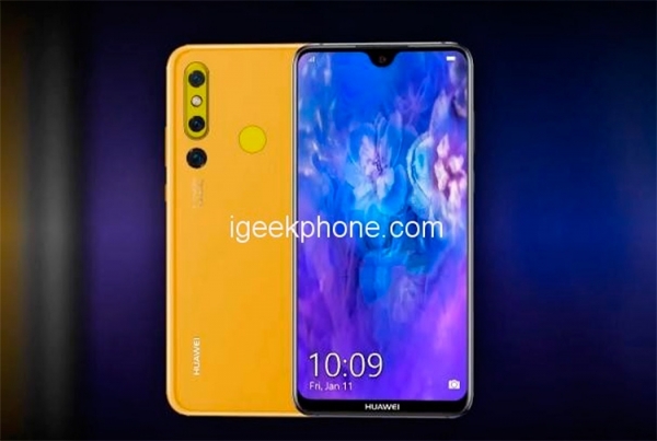 Huawei Nova 4E вместо отверстия в дисплее получит каплевидный вырез"