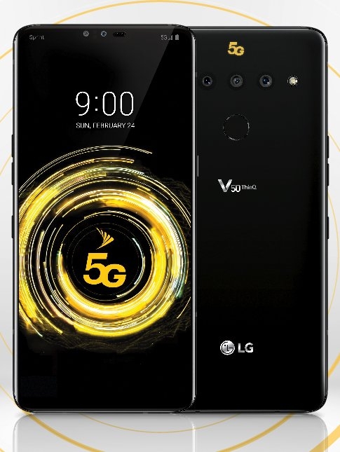 Смартфон LG V50 ThinQ 5G дебютирует на выставке MWC 2019"