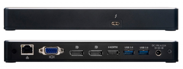 Akasa Affinity TB3: док-станция с интерфейсом Thunderbolt 3"