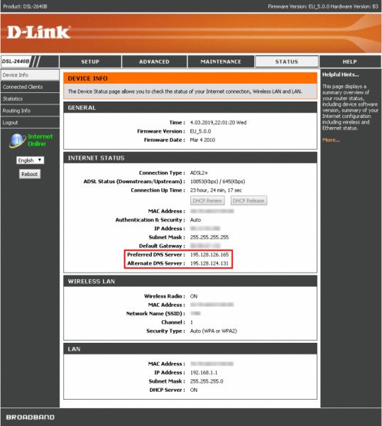 Обнаружена атака&nbsp;по подмене DNS на роутерах D-Link и не только"