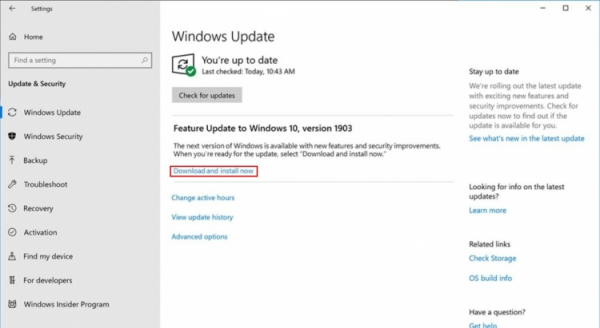 Обновление Windows 10 (1903) перенесли на май из-за качественного тестирования"