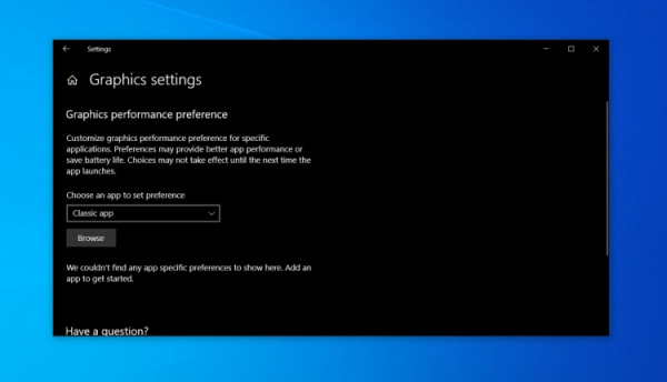 Windows 10 (1903) получила функцию переменного FPS для игр"