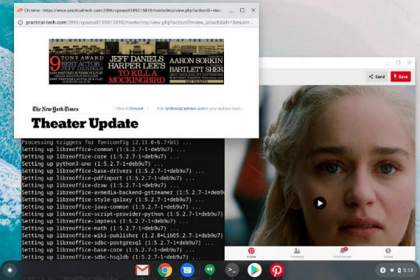 Google наделила хромбуки поддержкой Linux"