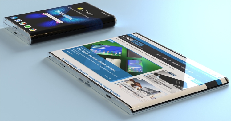 Samsung проектирует смартфон с гибким закруглённым дисплеем"