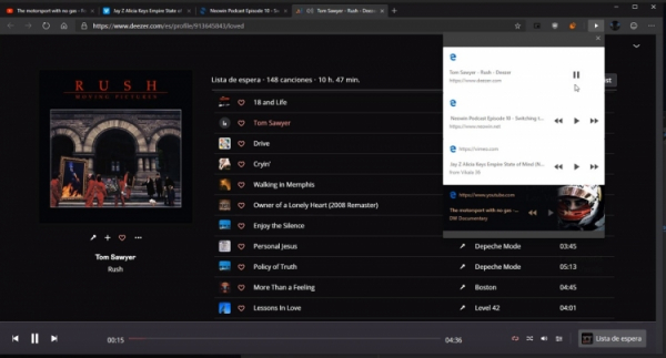 В новом&nbsp;Microsoft&nbsp;Edge может появиться глобальный контроль мультимедиа"