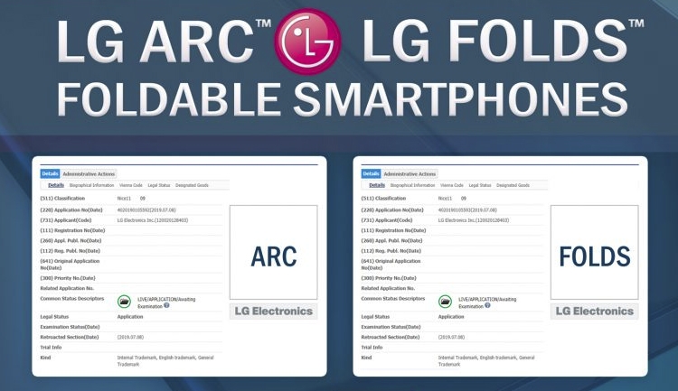 Раскрыты возможные названия гибкого смартфона LG"
