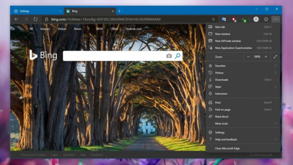 Новый Microsoft Edge может появиться в Windows 10 20H1"