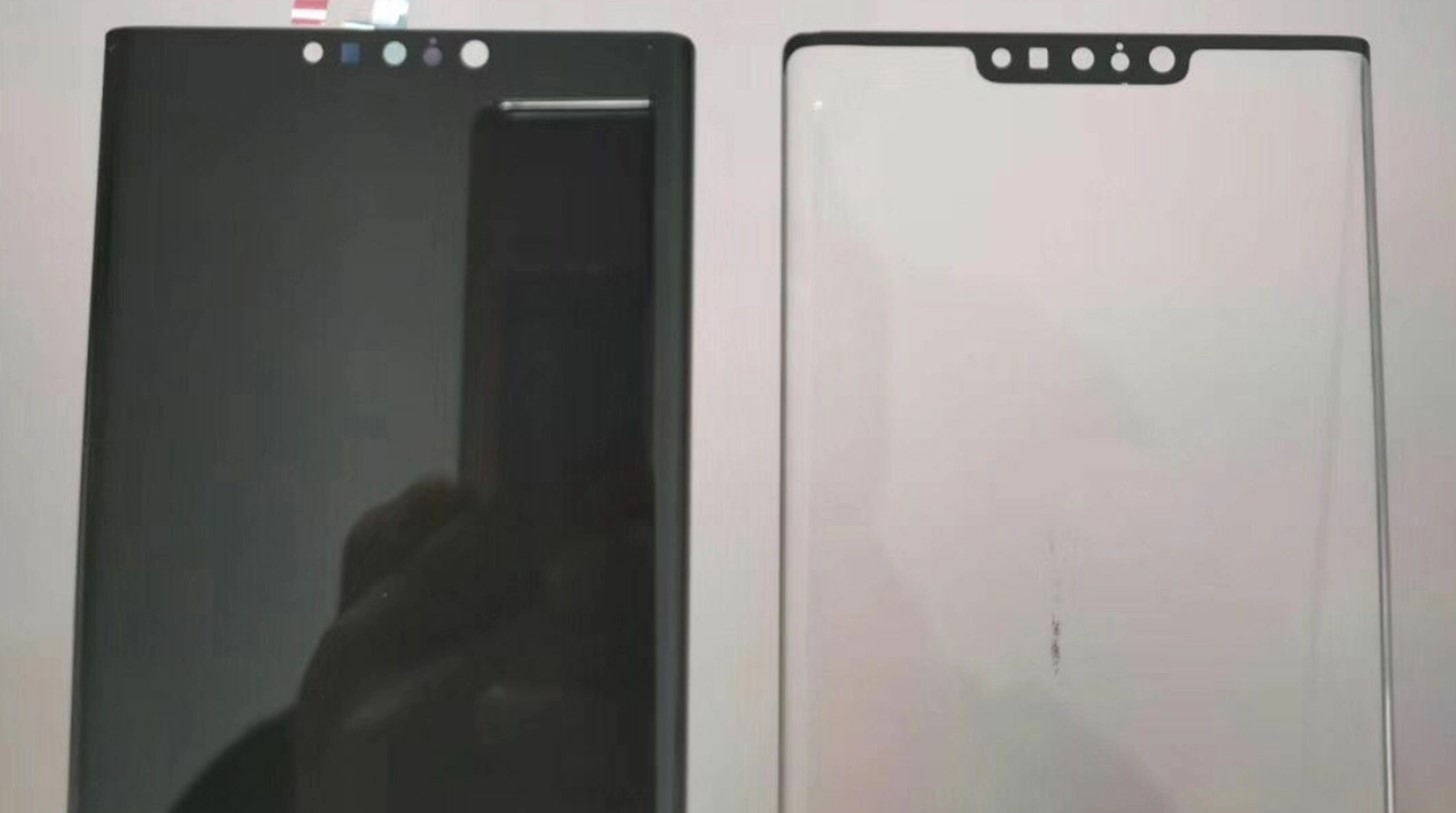 Новые утечки подтверждает изогнутый дисплей Huawei Mate 30 Pro и наличие выреза"