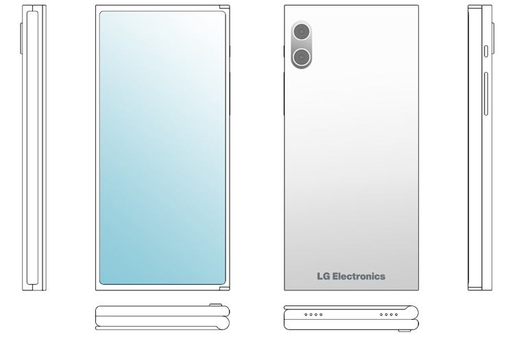 LG создаёт смартфон двойного складывания Z-Fold"