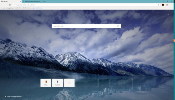 В Microsoft Edge на базе Chromium появилась тёмная тема для новых вкладок"