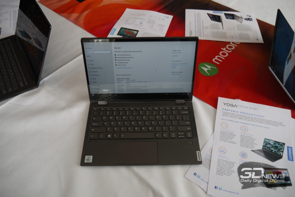 IFA 2019: россыпь ноутбуков-трансформеров Lenovo Yoga с диагональю от 13" до 15""