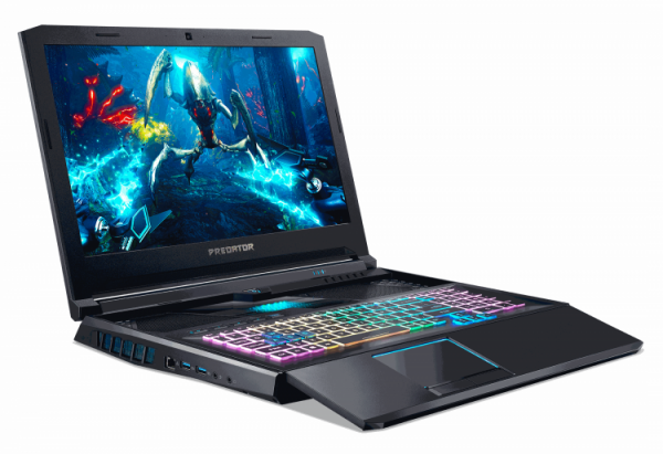В России поступил в продажу игровой ноутбук Acer Predator Helios 700 с выдвижной клавиатурой"