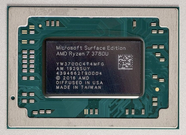 AMD Ryzen 7 3780U Microsoft Surface Edition: кастомный процессор для Surface Laptop 3"