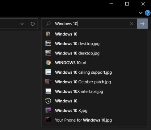 Обновление&nbsp;Windows 10 November 2019 Update улучшит поиск в Проводнике"