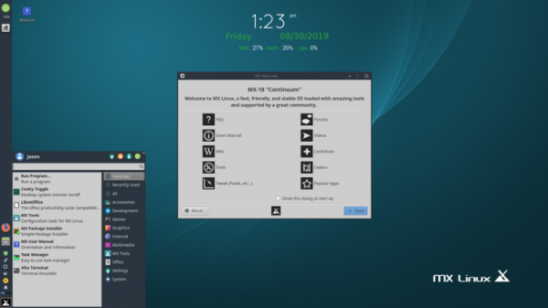 Состоялся релиз&nbsp;дистрибутива MX Linux 19"