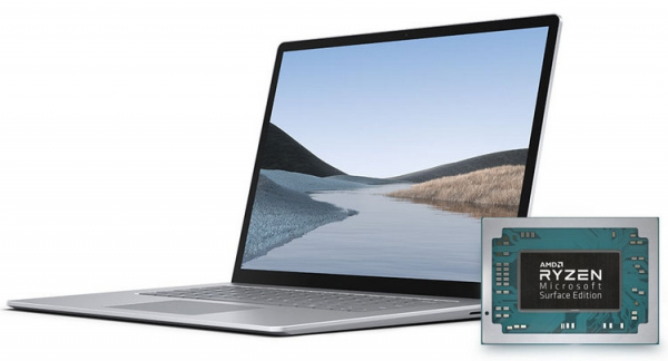 AMD Ryzen 7 3780U Microsoft Surface Edition: кастомный процессор для Surface Laptop 3"