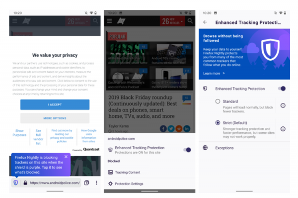 Вышел мобильный браузер Firefox Preview 3.0"