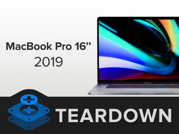 iFixit: MacBook Pro 16" совершенно не подлежит ремонту"