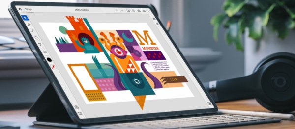 Видеодемонстрация Illustrator для iPad на Adobe MAX 2019"