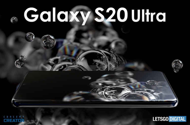 Смартфон Samsung Galaxy S20 Ultra 5G позирует на качественных концепт-рендерах"