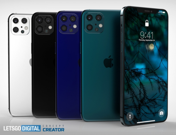 Качественные рендеры демонстрируют дизайн смартфонов iPhone 12"