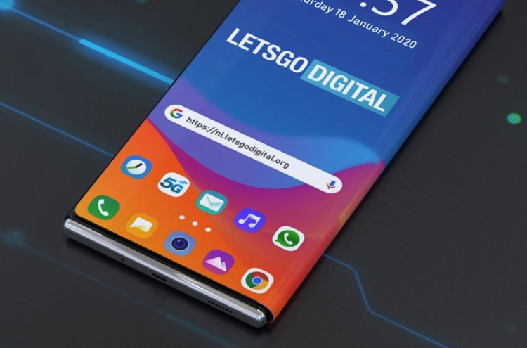 LG придумала смартфон с гибким дисплеем-обложкой"