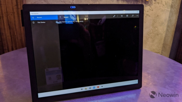 Вот так на Windows 10X может выглядеть Проводник, «Пуск» и настройки"