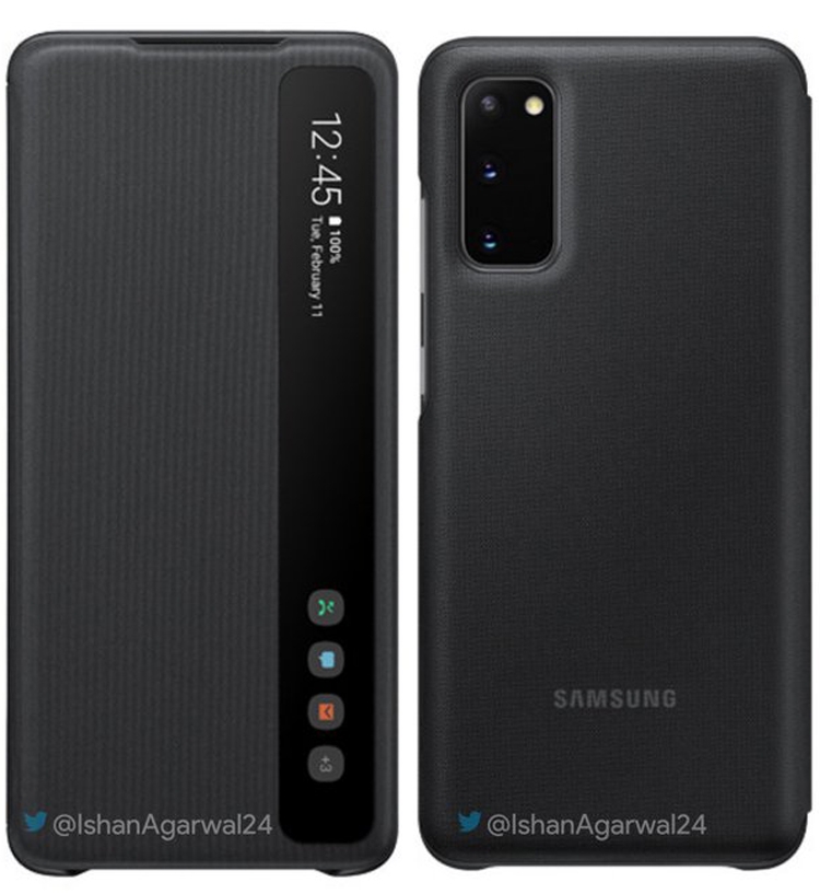 Показаны официальные защитные чехлы для смартфонов Samsung Galaxy S20"