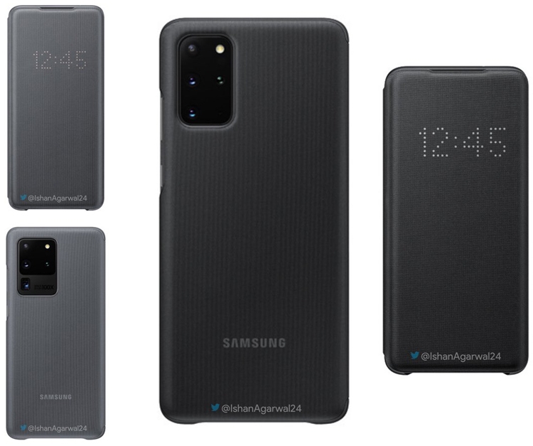 Показаны официальные защитные чехлы для смартфонов Samsung Galaxy S20"