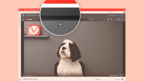 Релиз браузера Vivaldi 2.11: видео в отдельном окне и смена тем по системному расписанию"