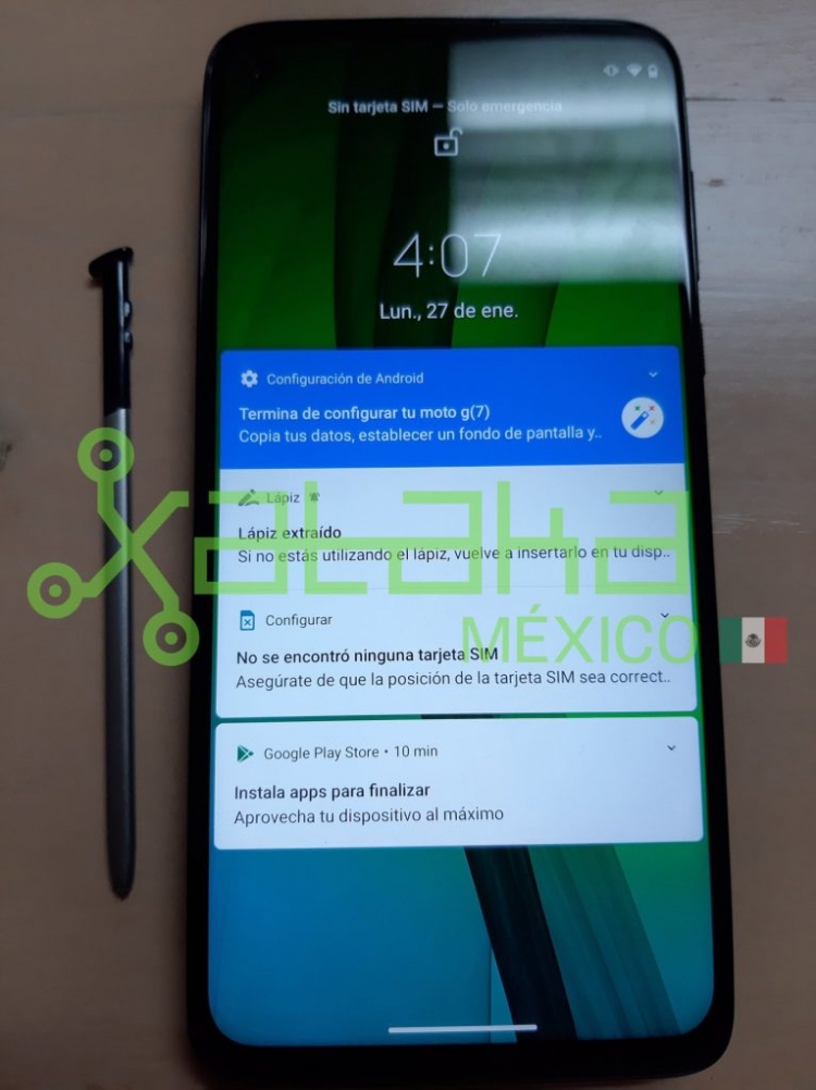 Опубликованы живые фото смартфона Moto G Stylus со стилусом"