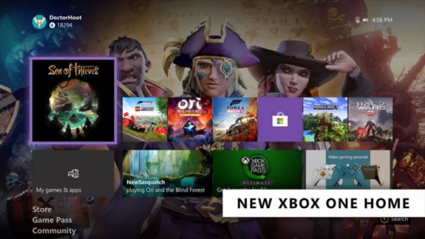 Интерфейс Xbox One теперь ещё сильнее похож на оболочку PS4"