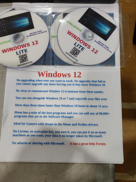 Дистрибутив Linux стилизовали под несуществующую Windows 12 Lite"