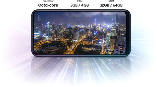 Samsung представила Galaxy M11 с тройной камерой и дисплеем Infinity-O"