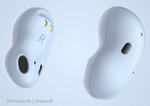 Новые наушники Samsung Galaxy Buds по форме напоминают фасоль"