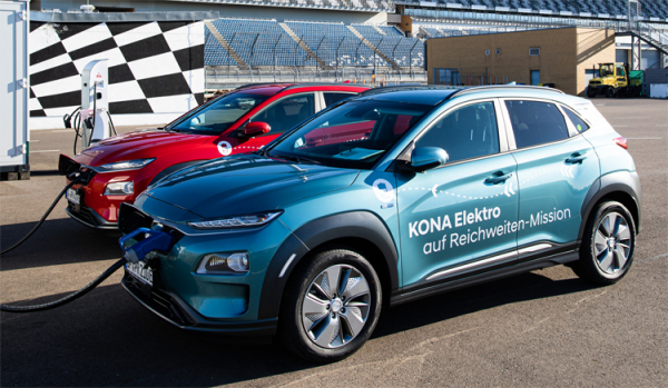Более 1000 км: кроссовер Hyundai Kona Electric установил рекорд пробега без подзарядки"