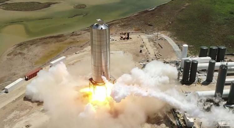 SpaceX завершила испытания двигателей Starship SN5. Следующий этап — «прыжок» на 150 метров"