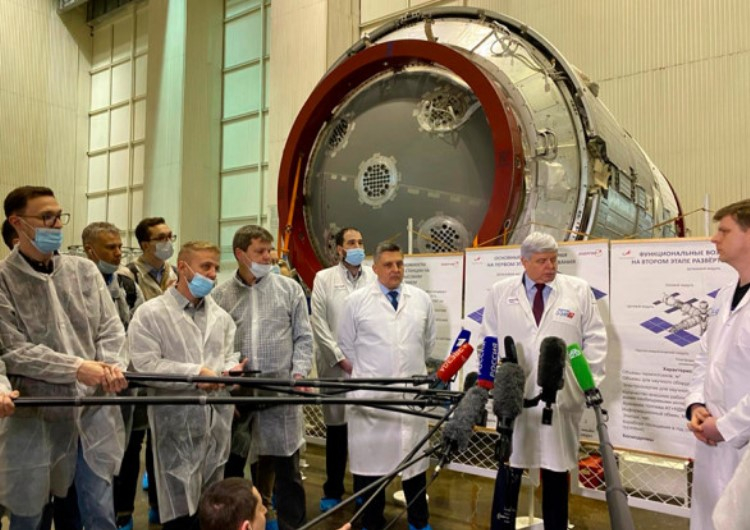 «Роскосмос» показал первый модуль будущей российской орбитальной станции"