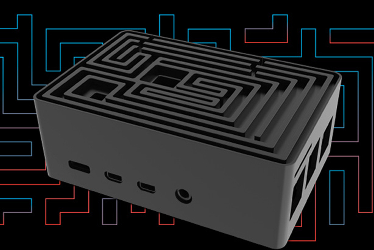 Корпус Akasa Maze Pro позволяет создать бесшумный неттоп на основе Raspberry Pi"