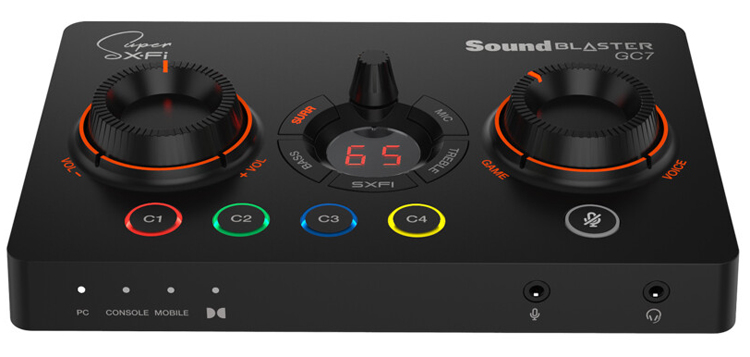 Creative представила ЦАП с усилителем Sound Blaster GC7"