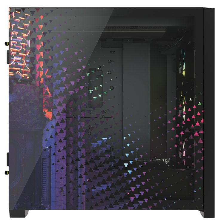 Корпус Corsair iCUE 5000X RGB Signature получил четыре стеклянные панели"
